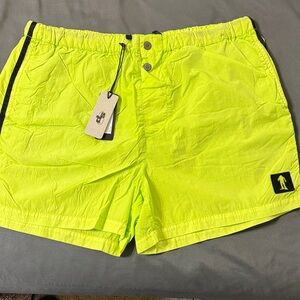 Seoul Projects Neon Green Men's swim trunks